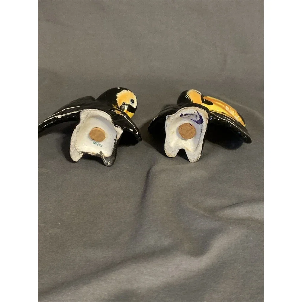 Vintage Salt & Pepper Shaker Set Japan Toucan Bird
